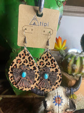 Load image into Gallery viewer, Wooden thunderbird earrings
